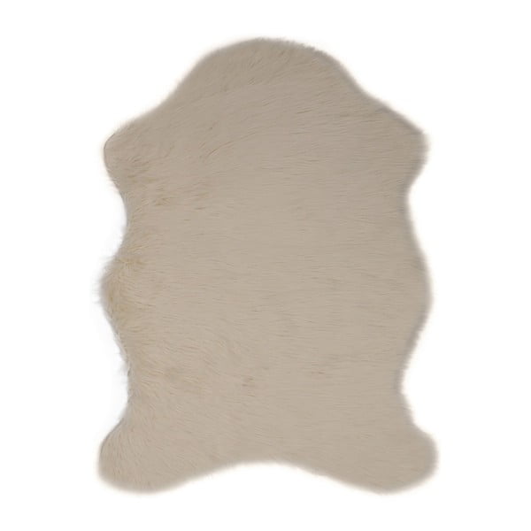 Кремав килим от изкуствена кожа Pelus Cream, 150 x 200 cm - Unknown