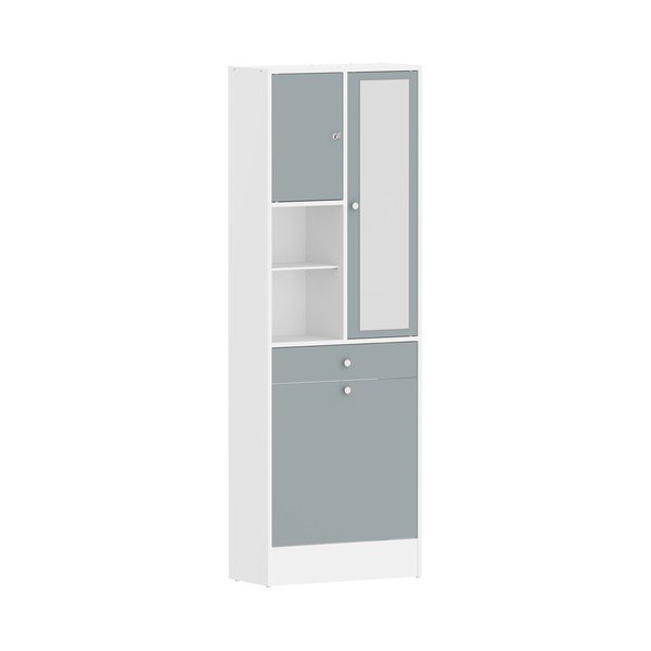 Сиво-бял шкаф за баня 63x181 cm Combi - TemaHome-image-2