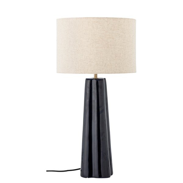 Синя/кремава метална настолна лампа с текстилен абажур (височина 61 cm) Cornelie – Bloomingville