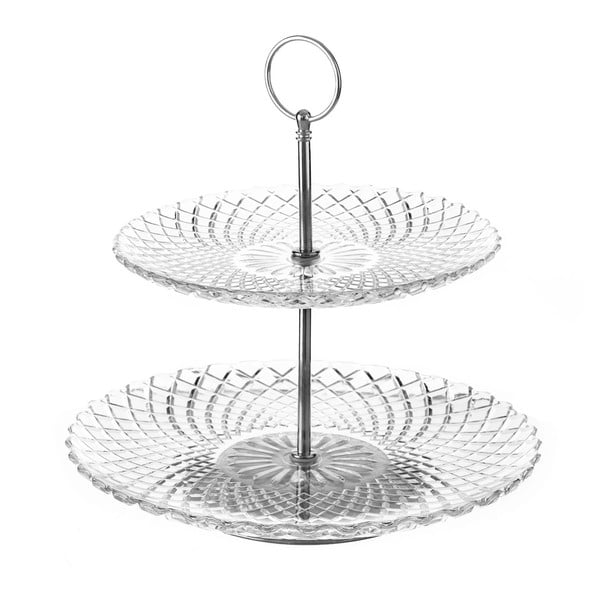 Стъклена стойка за десерти Harlequin – Casa Selección