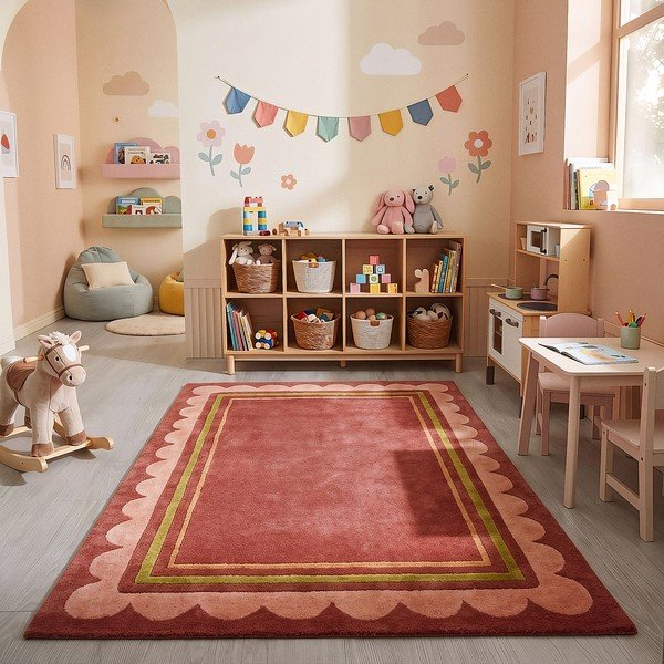 Бордо ръчно изработен вълнен килим 160x230 cm Lois – Flair Rugs-image-2