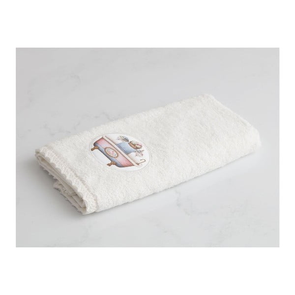 Кремавобяла памучна кърпа , 30 x 46 cm - Madame Coco