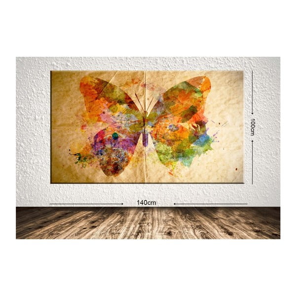Obraz Colorful Butterfly, 100 x 140 cm