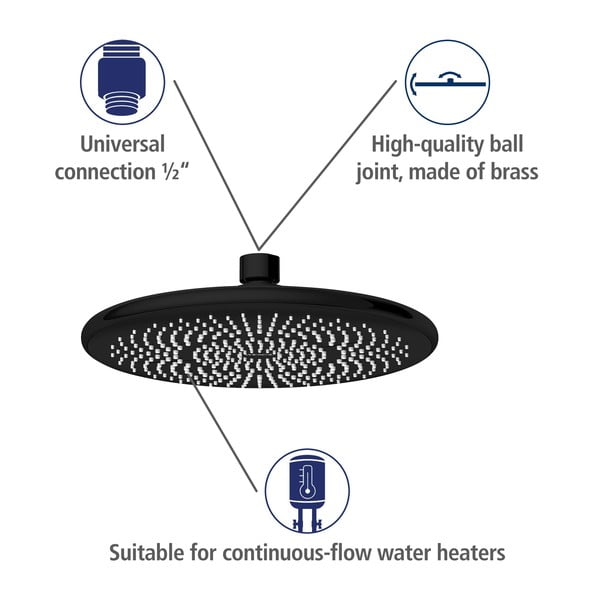 Душ глава ø 22,5 cm Water Saving - Wenko-image-3