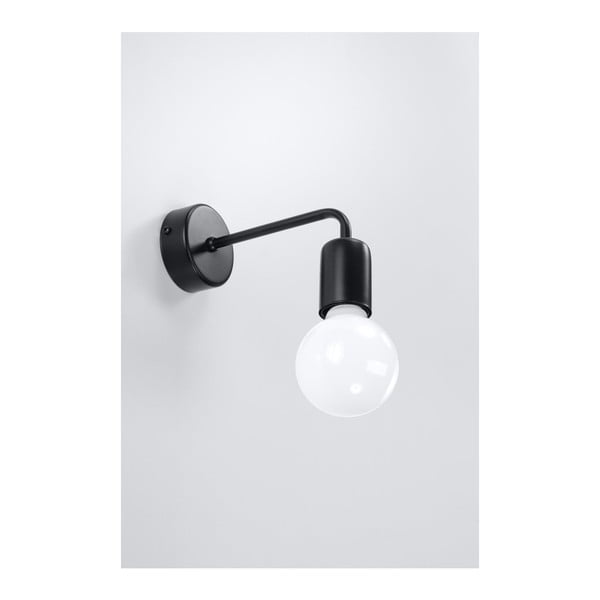 Черна стенна лампа Donato - Sollux-image-1