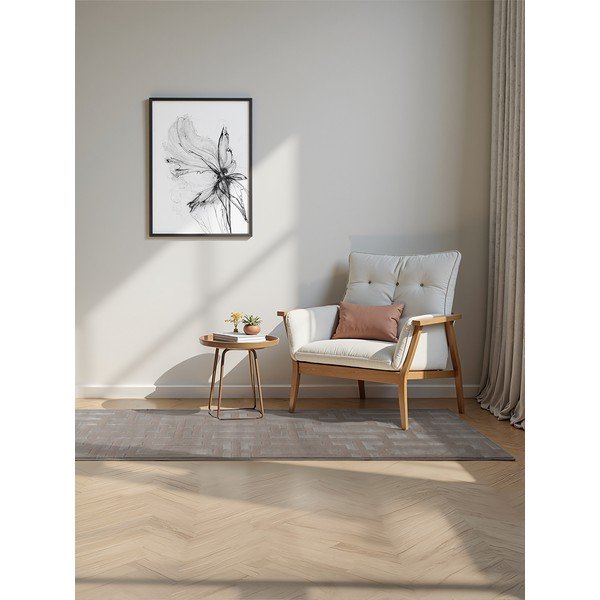 Бежова пътека 80x240 cm Perles Onyx – Elle Decoration-image-1