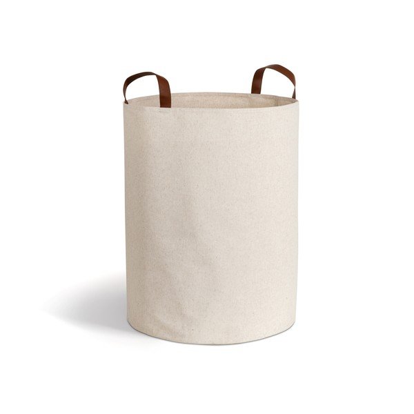 Бежов текстилен кош за пране 69 l Soft Storage – Bigso