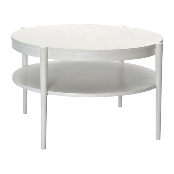 Bílý odkládací stolek RGE Olive, ⌀ 82 cm