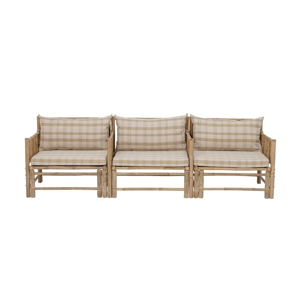 Бамбуков градински фотьойл в естествен цвят Corfu - Bloomingville-image-4