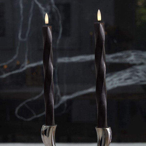 LED свещи в комплект 2 бр. на батерии (височина 26 cm) Sille Twist – Sirius-image-2