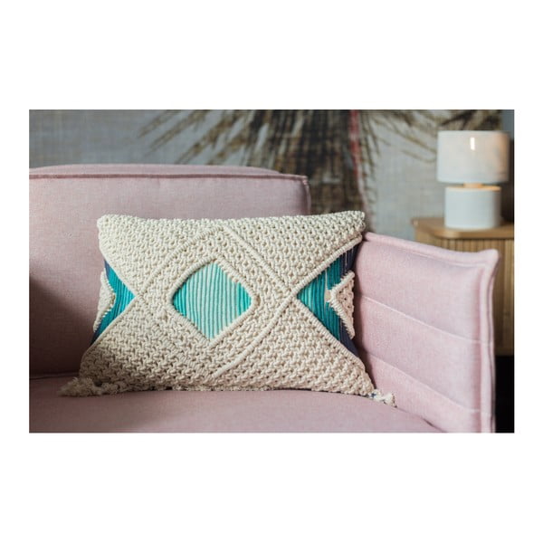 Krémový polštář s výplní Zuiver Evi, 50 x 30 cm-image-2