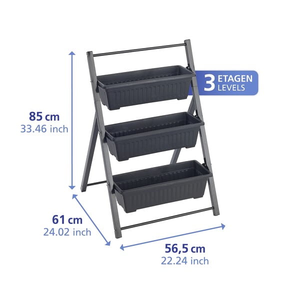 Метална стойка за цветя (височина 85 cm) Vertical – Maximex-image-2