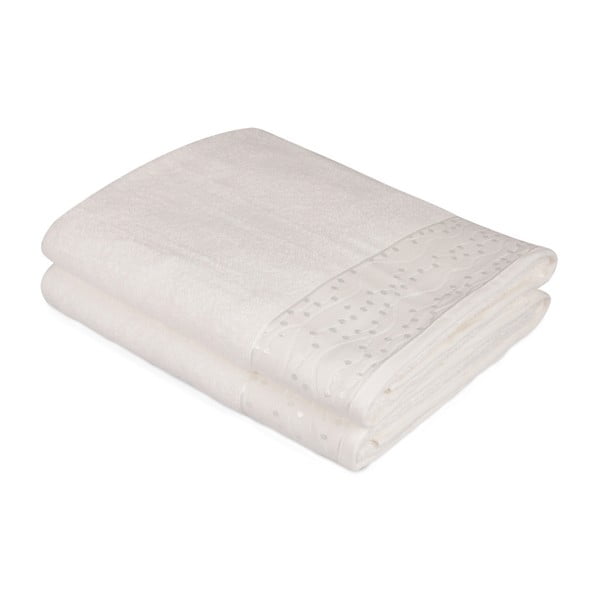 Комплект от 2 бели памучни кърпи Ressmo, 90 x 150 cm - Soft Kiss