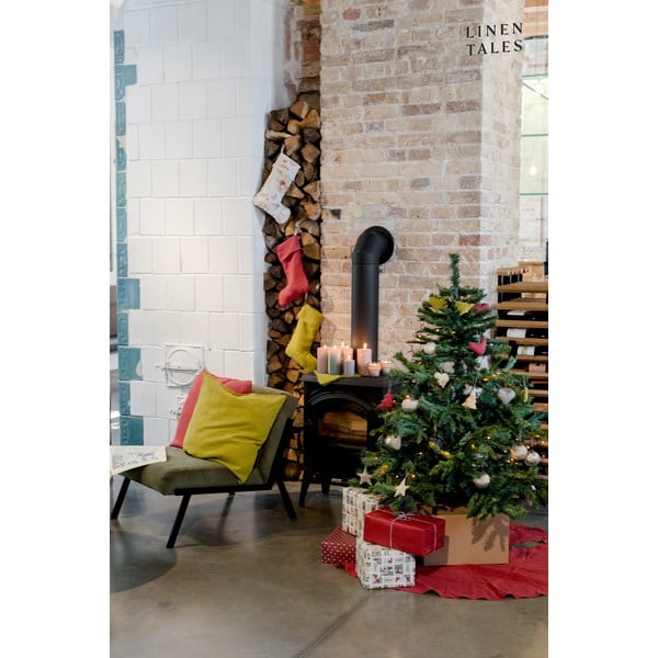 Текстилен Коледен чорап Red Pear – Linen Tales-image-2