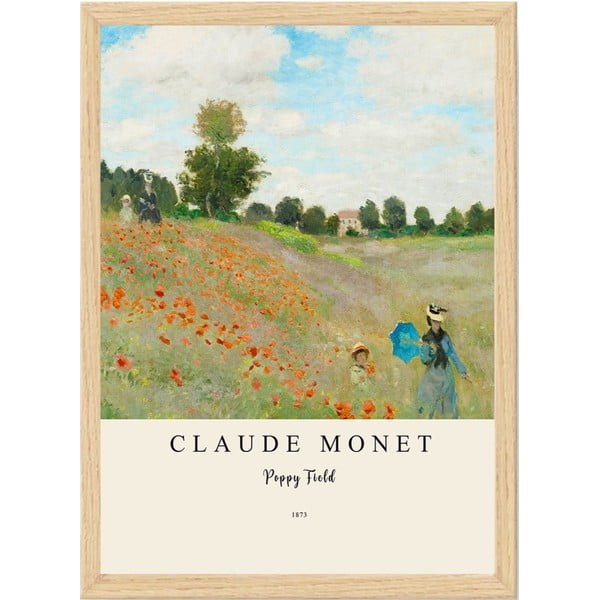 Плакат в рамка 55x75 cm Claude Monet - Wallity