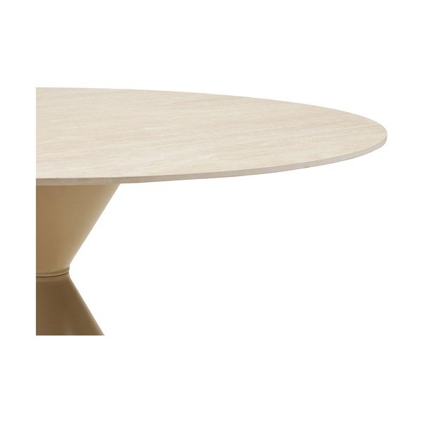 Кръгла трапезна маса с керамичен плот ø 120 cm Annecy – House Nordic-image-4