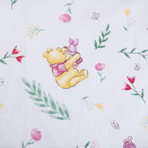 Памучно детско спално бельо за детско креватче 100x135 cm Winnie the Pooh "Pooh Hugs" – Jerry Fabrics-image-3