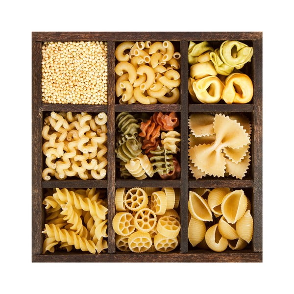 Картина върху стъкло 30x30 cm Pasta Box – Styler