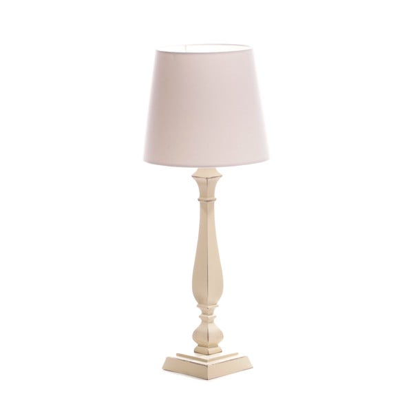 Stolní lampa Tower White/Cream, 60 cm