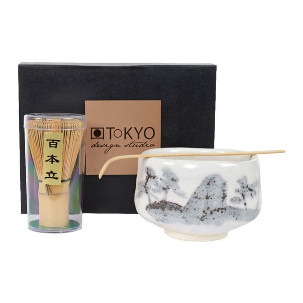 Подаръчен комплект с бял чай Matcha - Tokyo Design Studio