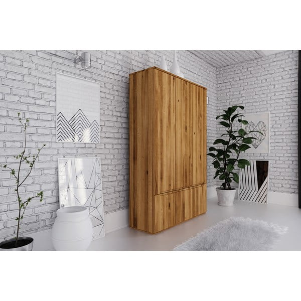 Дъбов гардероб 135x206 cm Vento 3 - The Beds-image-1