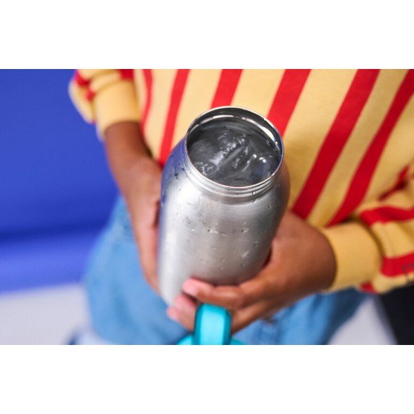 Розов/в сребрист цвят метален детски термос 500 ml Campus – Mepal-image-3