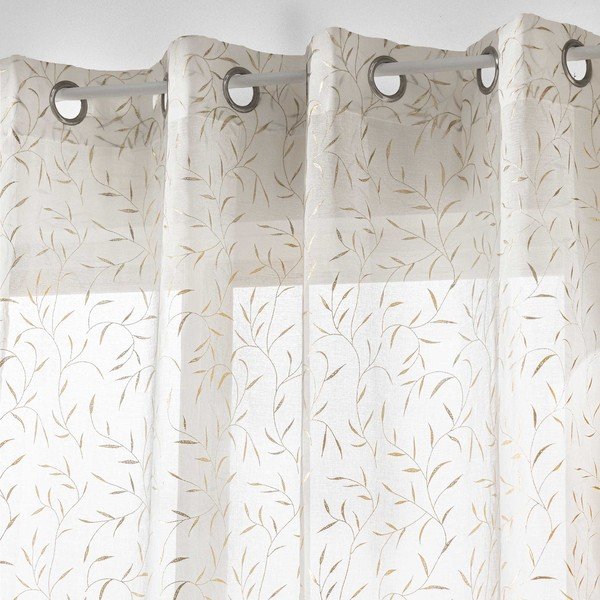 Завеса в бежов и златист цвят 140x240 cm Maissa – douceur d'intérieur