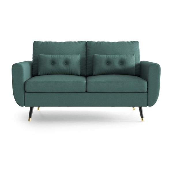 Двуместен диван в тюркоазен цвят Alchimia Turquoise - Daniel Hechter Home