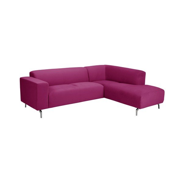 Růžová rohová pohovka Windsor & Co Sofas Orion pravý roh-image-1
