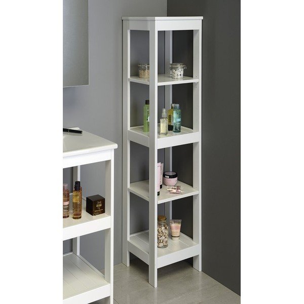 Бял рафт за баня 36x156 cm Etide – Sapho-image-2