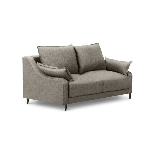 Диван от кафяво-бежово кадифе Ancolie, 150 cm - Mazzini Sofas-image-2
