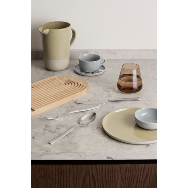 Комплект от 2 бежови керамични чаши за чай с чинийки , 150 ml Sablo - Blomus-image-3