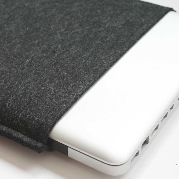 Plstěný obal na MacBook PRO 17" Basic, black stone grey-image-2