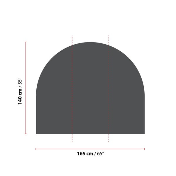 Стикер за стена 165x140 cm Storm Gray - Ambiance-image-1