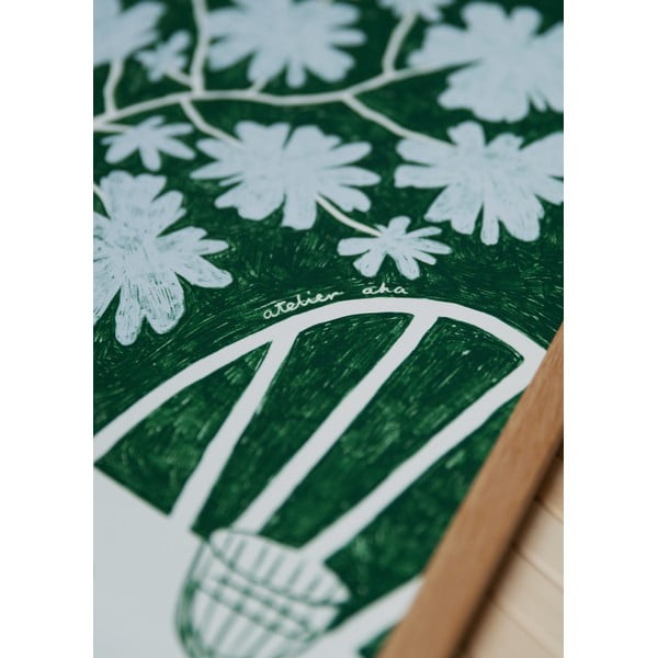 Постер 30x40 cm Blue Flowers & Red Wine – Anouk van Cleef – The Poster Club-image-2