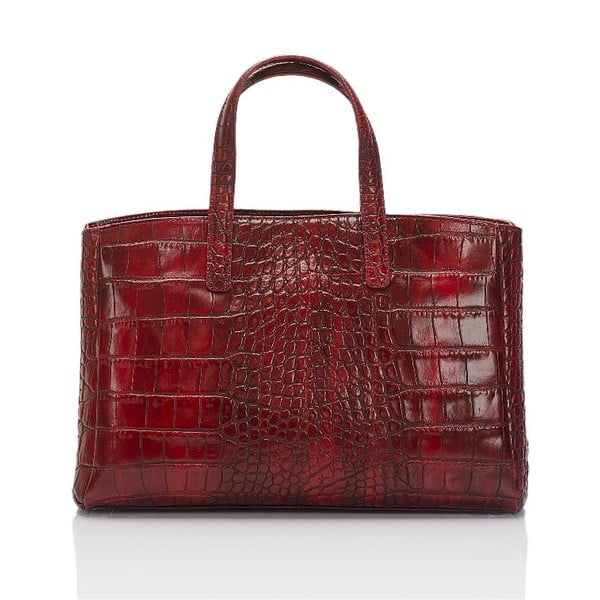 Червена кожена чанта Magnata - Lisa Minardi
