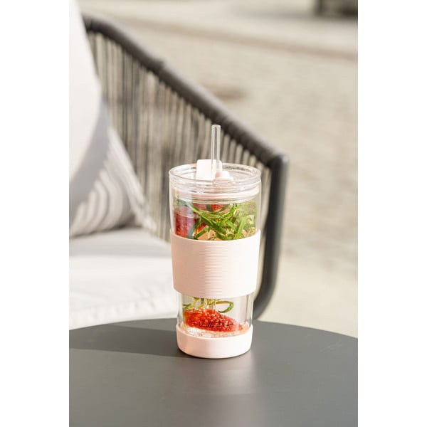 Розова термочаша 600 ml Fuori – Vialli Design-image-1