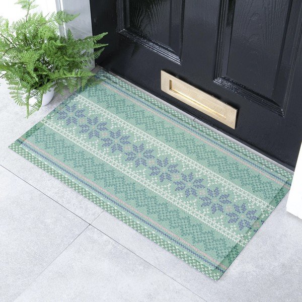 Изтривалка от рециклирана пластмаса 40x70 cm Fair Isle  – Artsy Doormats-image-1