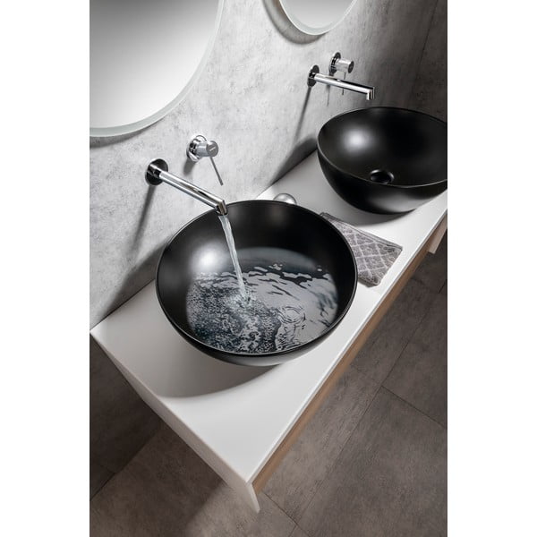 Вградена батерия за мивка в лъскаво-сребрист цвят (1 изход) Solaris – Sapho-image-1