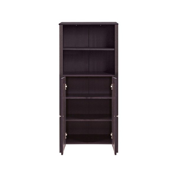 Tmavě hnědá dřevěná skříňka Støraa Jenny, šířka 60 cm-image-2