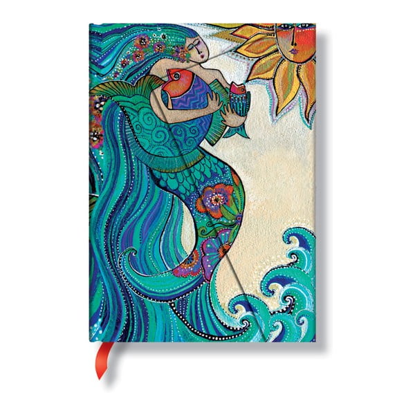 Zápisník s tvrdou vazbou Paperblanks Ocean Song, 13 x 18 cm
