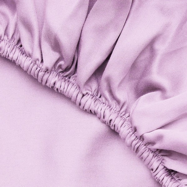 Розов еластичен памучен чаршаф 140x200 cm – Mijolnir-image-2