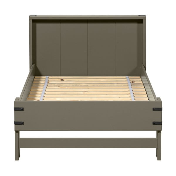 Зелено единично легло 90x200 cm Bobby - WOOOD-image-2