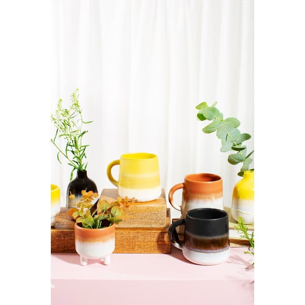 Жълта глинена чаша 360 ml Mojave – Sass & Belle-image-2