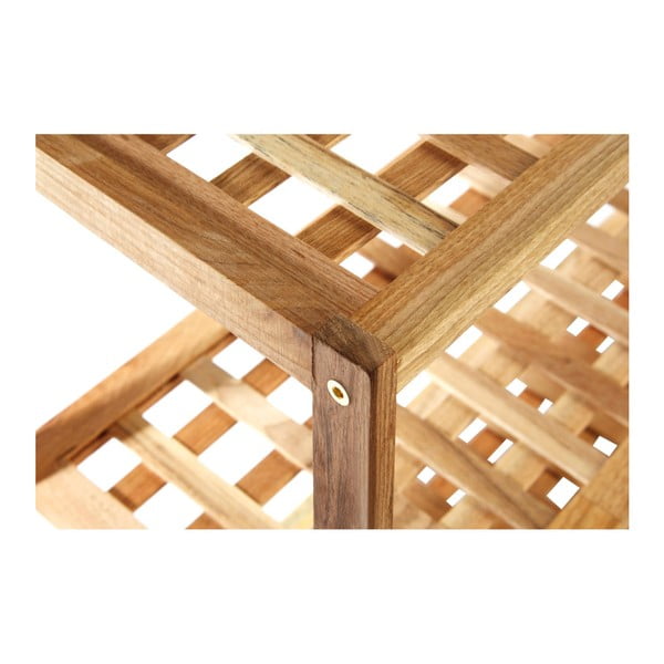 Стойка за обувки от масивен орех в естествен цвят – Premier Housewares-image-3