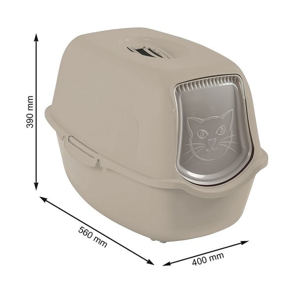 Котешка тоалетна 56x40 cm Eco Bailey - Rotho-image-1