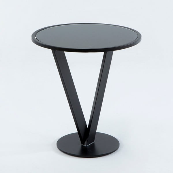Černý příruční stolek Thai Natura Contemporary