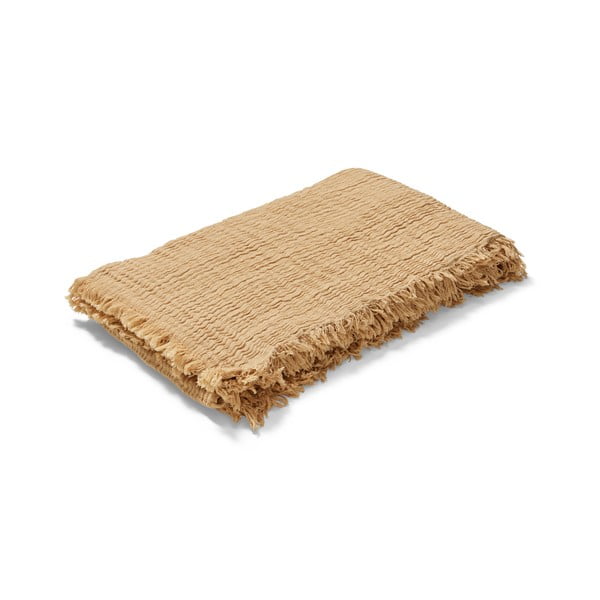 Бежова покривка за двойно легло 240x260 cm Reloved - JUNA-image-4