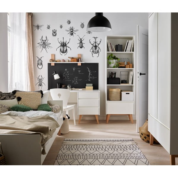 Бяло детско бюро Swing - Pinio-image-1