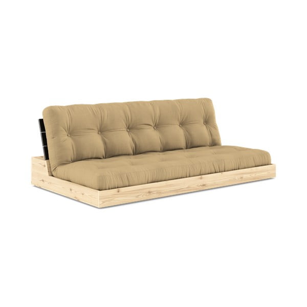 Разтегателен диван в цвят горчица 196 cm Base – Karup Design